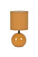COREP - Lampe céramique moutarde Corep MIA H26cm. - vignette