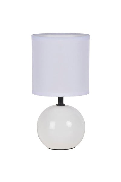 COREP - Lampe céramique blanc Corep MIA H26cm. - large