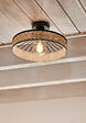 COREP - Plafonnier métal noir Corep ZELIE H18cm. - vignette