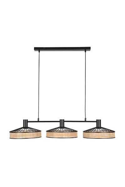 COREP - Suspension métal noir Corep ZELIE 3L HT113cm. - large