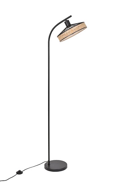 COREP - Lampadaire métal noir Corep ZELIE H160.5cm. - large