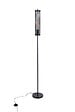 COREP - Lampadaire métal noir Corep FARADAY H153cm. - vignette