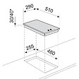 GLEM - domino électrique 29cm 2 feux inox - gt320ix - vignette