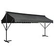 VIDAXL - vidaXL Auvent sur pied 500 x 300 cm Anthracite - vignette