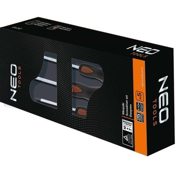 NEO TOOLS - Jeu de 5 Tournevis NEO TOOLS 04-240 - large