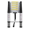 SECURY-T - Echelle télescopique aluminium 13 marches H3,8 m avec barre stabilisatrice - vignette