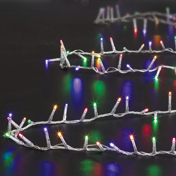 FEERIC LIGHTS & CHRISTMAS - Guirlande Lumineuse Extérieur 50 m 2000 LED Multicolore et 8 jeux de lumière - large