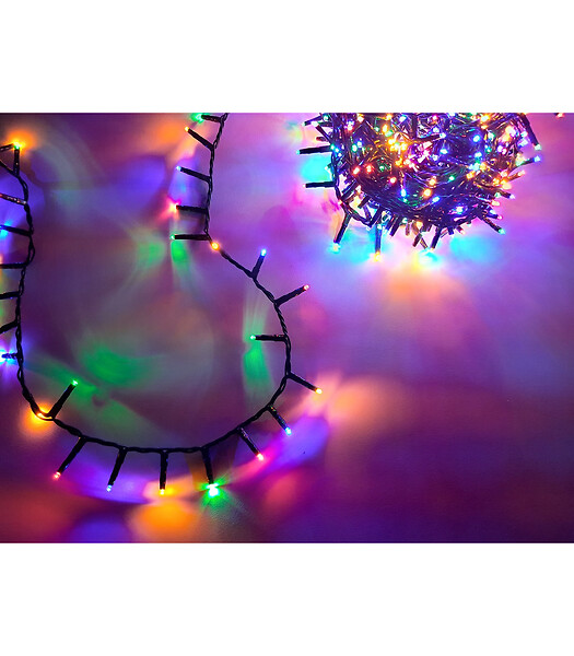 FEERIC LIGHTS & CHRISTMAS - Guirlande Lumineuse Extérieur 50 m 2000 LED Multicolore et 8 jeux de lumière - large