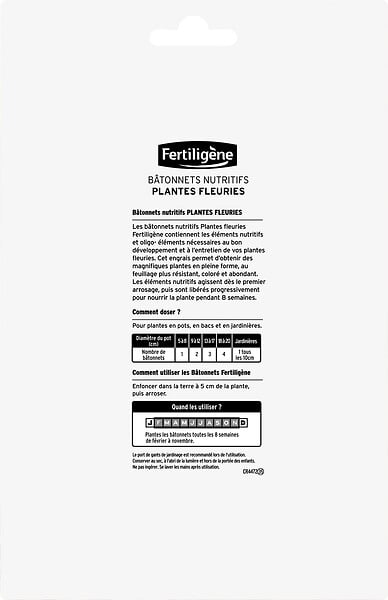 FERTILIGEN - FERTILIGENE Engrais Bâtonnets Nutritifs Plantes Fleuries x40 - large