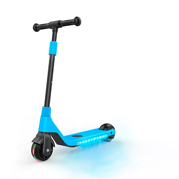Trottinette Électrique Enfants 6-14 Ans AIYAPLAY 10 Km/h - Lumières LED Autonomie 8 Km