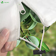VOUNOT - Lot de 3 Housse Hivernage Plante avec Cordon et zipper Polypropylème 80g/m² 200x240cm blanc - vignette