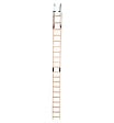 HAILO - Echelle plate de toit en bois pour couvreur avec crochet de toit 5m Hailo Safety Roof - vignette