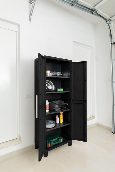 TOOMAX - Armoire haute 2 portes 4 etageres - large