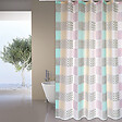 MSV - Rideau de douche Polyester Rose 180x200cm - vignette