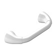SPIRELLA - Spirella Barre de redressement ou dappui PROF Acier Inox 30cm Blanc - vignette