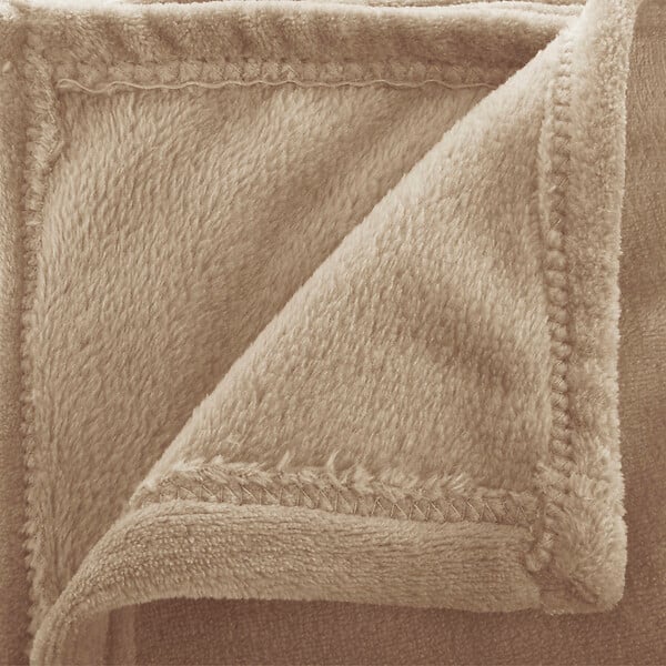 ATMOSPHERA - Plaid flanelle en polyester Lin - 180x230cm - large