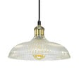 C-CREATION - Suspension Pamina en verre transparent - 25cm - vignette