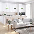 C-CREATION - Suspension en verre vert Pamina - E27 - vignette