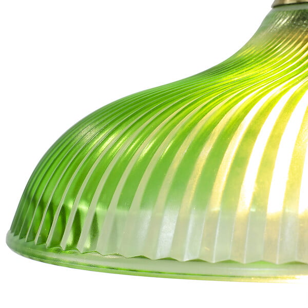 C-CREATION - Suspension en verre vert Pamina - E27 - large