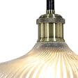 C-CREATION - Suspension Pamina en verre transparent - 25cm - vignette
