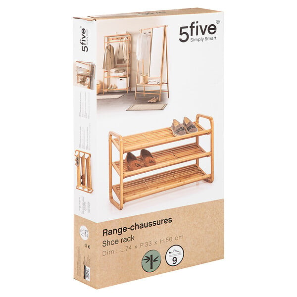 5FIVE - Range chauss bambou 9p - large