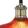 C-CREATION - Suspension Pamina 282575 en verre rouge - vignette