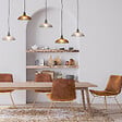 C-CREATION - Suspension Pamina 282175 en verre jaune - vignette