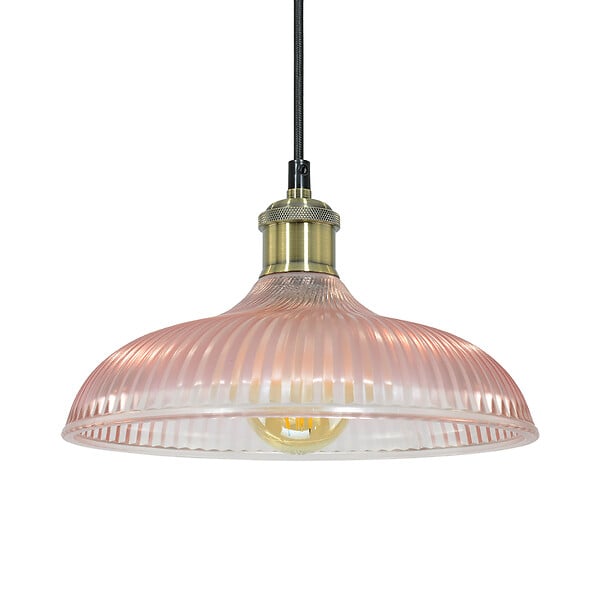 C-CREATION - Suspension Pamina 282675 en verre rose - large