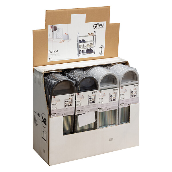 5FIVE - Range chauss mtl/plas 8p disp - large