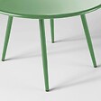 OVIALA - Lot de 2 tables basses de jardin en acier vert cactus - Palavas - vignette