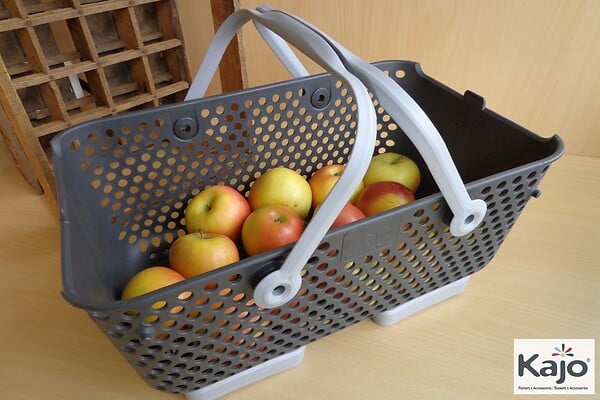 KAJO - Panier Kajo 15L Gris / Gris Souris - large
