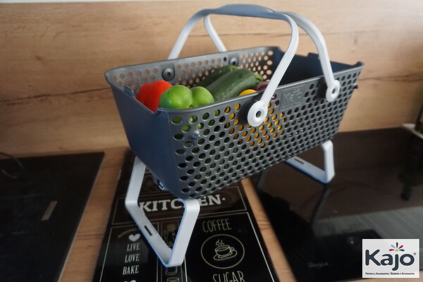 KAJO - Panier Kajo 15L Gris / Gris Souris - large