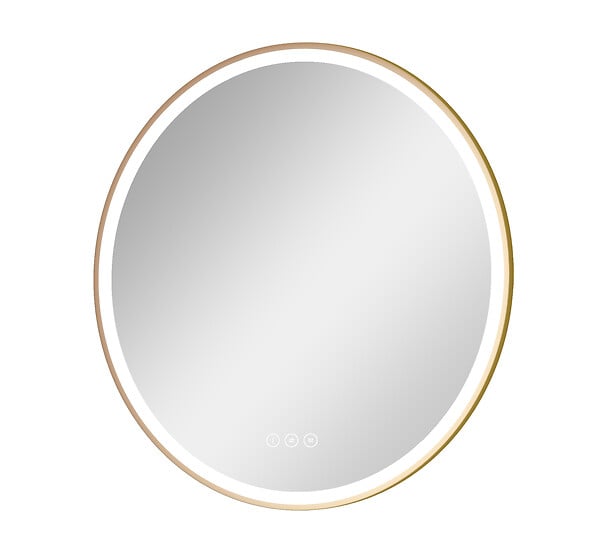 MP GLASS - Miroir LED Solar rond aluminium - Diam.60cm - large