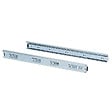 EMUCA - Lot de 5 paires de coulisses pour tiroirs - à billes - 45 x 350 mm - A sortie totale - Zingué - vignette
