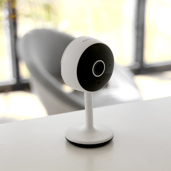 CHACON - Caméra IP Wi-Fi intérieure Full HD 1080p - PVC - Mouvement - large