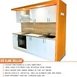 CUISINEANDCIE - Cuisineandcie - Meuble bas de cuisine Eco Blanc Brillant 1 porte L 40 cm - vignette