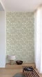 GRANDECO - Papier peint intissé Tonal Trees - Vert pâle - L.10mx53cm - vignette