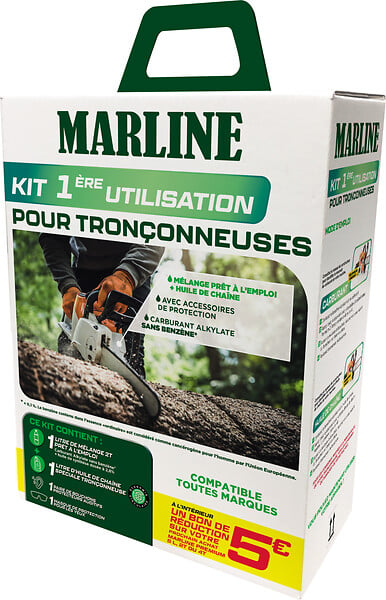 MARLINE - Kit de 1ère utilisation pour tronçonneuse - large