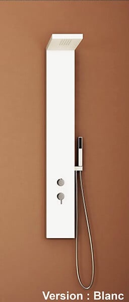 KINEDO - Colonne de douche AQUASTYLE - Finition : Inox brossé - large