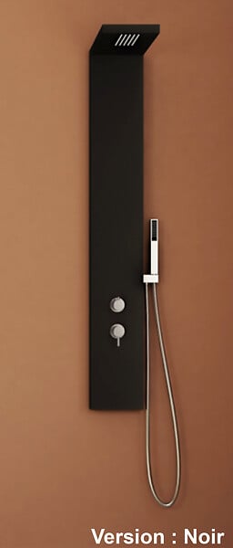 KINEDO - Colonne de douche AQUASTYLE - Finition : Inox brossé - large