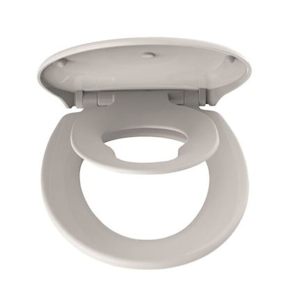 SIAMP - Abattant de WC Generations premium Siamp - Déclipsable - Entraxe 95-185 mm - Blanc - Avec siège enfant - large