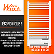WARM TECH - Radiateur sèche serviettes avec fluide 500W + soufflerie 1000W - vignette