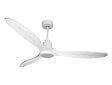 PURLINE - Ventilateur de plafond Réversible  Thermostat Dimmable Wifi Moteur à courant continu Toits en pente Télécommande Lumière à trois tons Hypersilence Mémoire - vignette