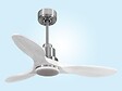 PURLINE - Ventilateur de plafond Réversible  Thermostat Dimmable Wifi Moteur à courant continu Toits en pente Télécommande Lumière à trois tons Hypersilence Mémoire - vignette