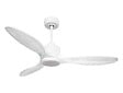 PURLINE - Ventilateur de plafond Réversible  Thermostat Dimmable Wifi Moteur à courant continu Toits en pente Télécommande Lumière à trois tons Hypersilence Mémoire - vignette