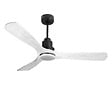 PURLINE - Ventilateur de plafond Réversible  Thermostat Dimmable Wifi Moteur à courant continu Toits en pente Télécommande Lumière à trois tons Hypersilence Mémoire - vignette