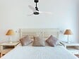 PURLINE - Ventilateur de plafond Réversible  Thermostat Wifi Moteur à courant continu Toits en pente Télécommande Hypersilence Mémoire Shopify Vendible (AUTOMATIQUE) - vignette