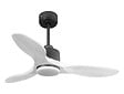 PURLINE - Ventilateur de plafond Réversible  Thermostat Dimmable Wifi Moteur à courant continu Toits en pente Télécommande Lumière à trois tons Hypersilence Mémoire - vignette
