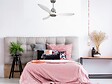 PURLINE - Ventilateur de plafond Réversible  Thermostat Wifi Moteur à courant continu Toits en pente Télécommande Hypersilence Mémoire Shopify Vendible (AUTOMATIQUE) - vignette