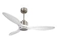 PURLINE - Ventilateur de plafond Réversible  Thermostat Dimmable Wifi Moteur à courant continu Toits en pente Télécommande Lumière à trois tons Hypersilence Mémoire - vignette
